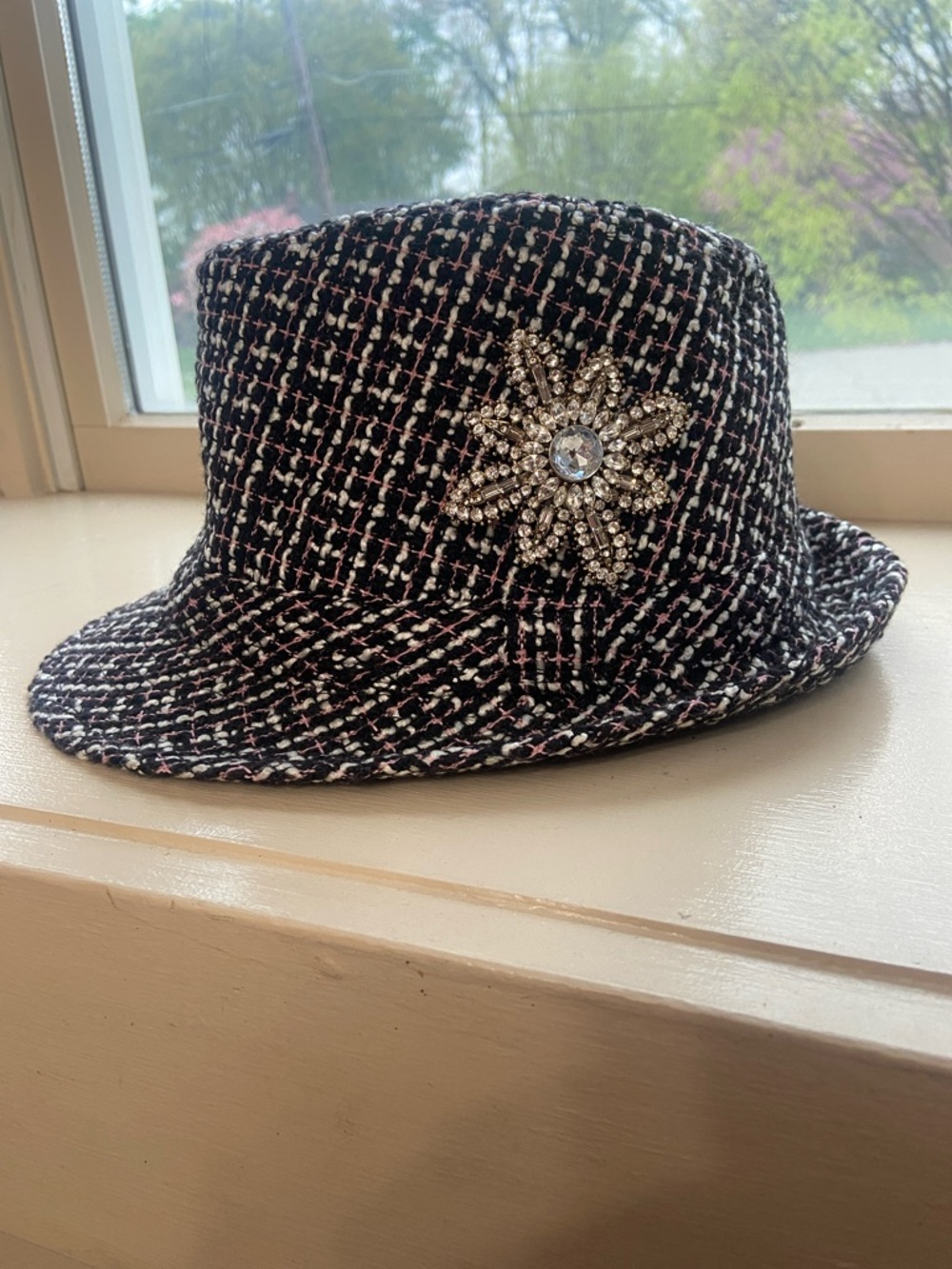 Beautiful Tweed Fedora Hat
